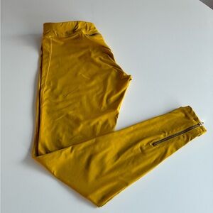 Hey Jo! London Yellow Leggings with Gold Hardware